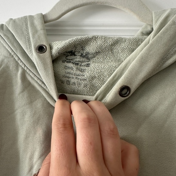 Boys Lie Chose Me Hoodie in Pastel Army Green - Picture 3 of 4